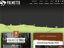 Tablet Screenshot of palmettoconservation.org